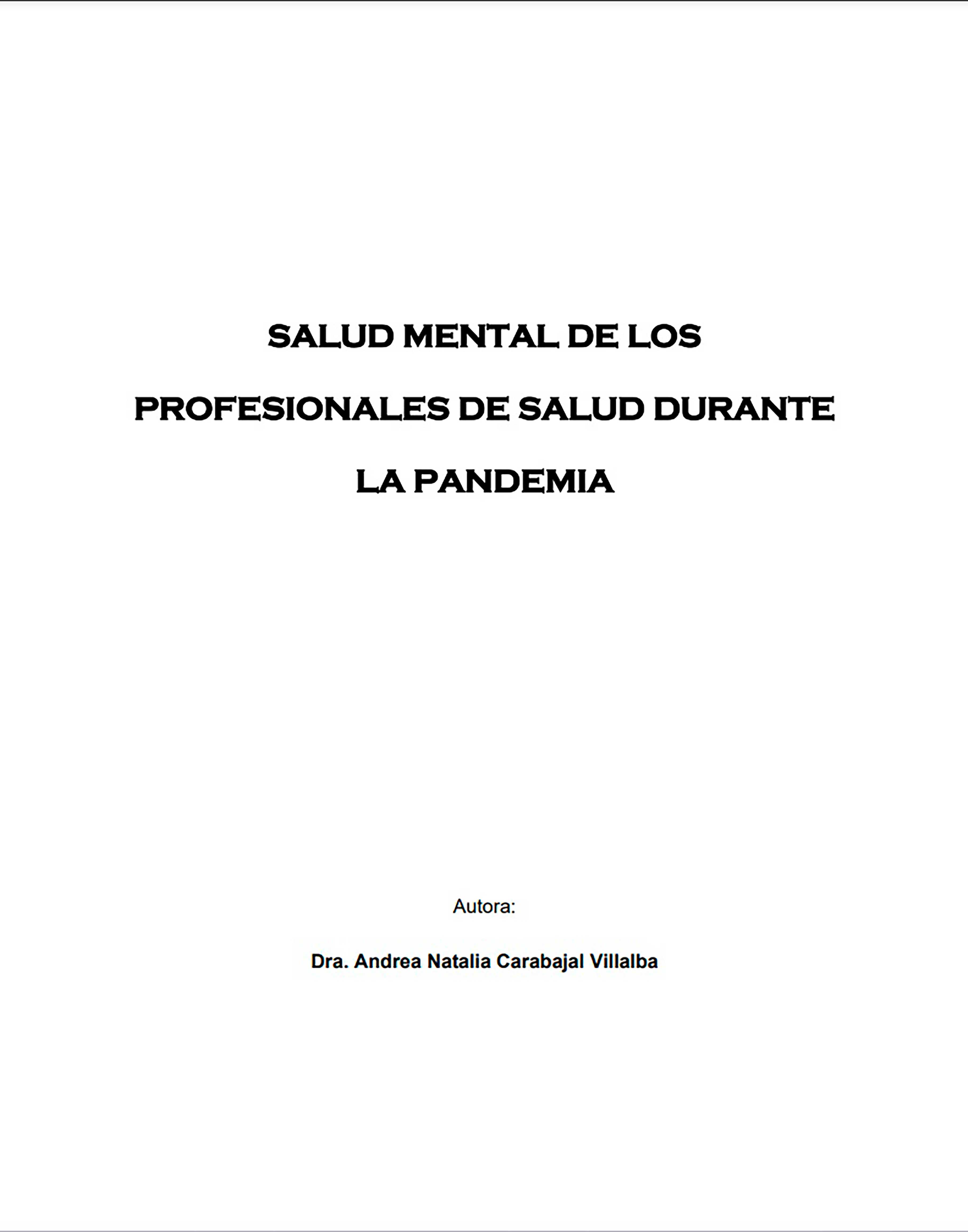 salud mental estudiantes